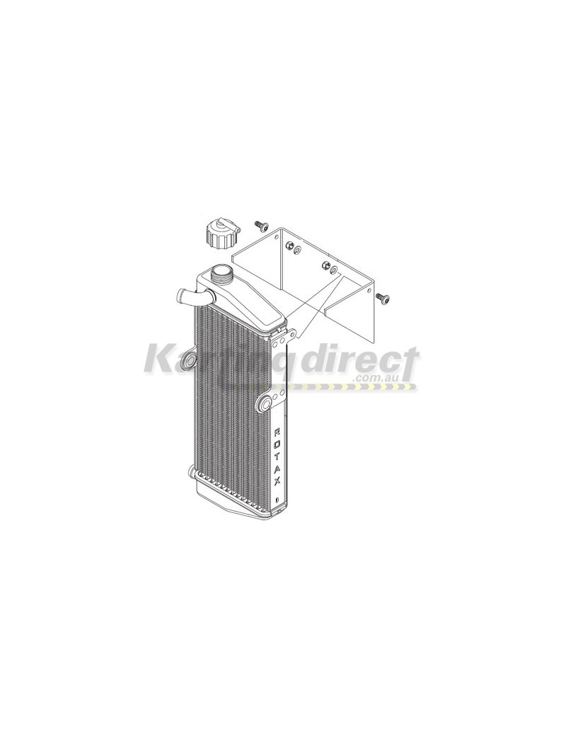GENUINE ROTAX MAX RADIATOR 295928