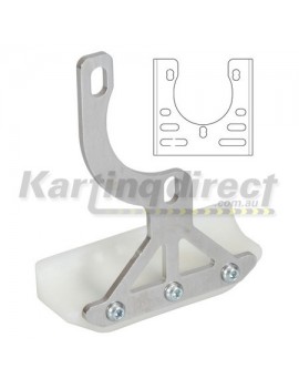 Frame Slider Protector. Bolts to the bearing hanger to protect sprocket side or brake disc