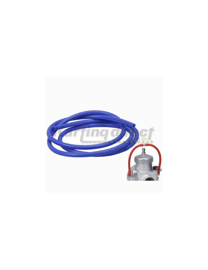 Carburettor overflow Silicone Hose Blue OD  5mm ID  3mm