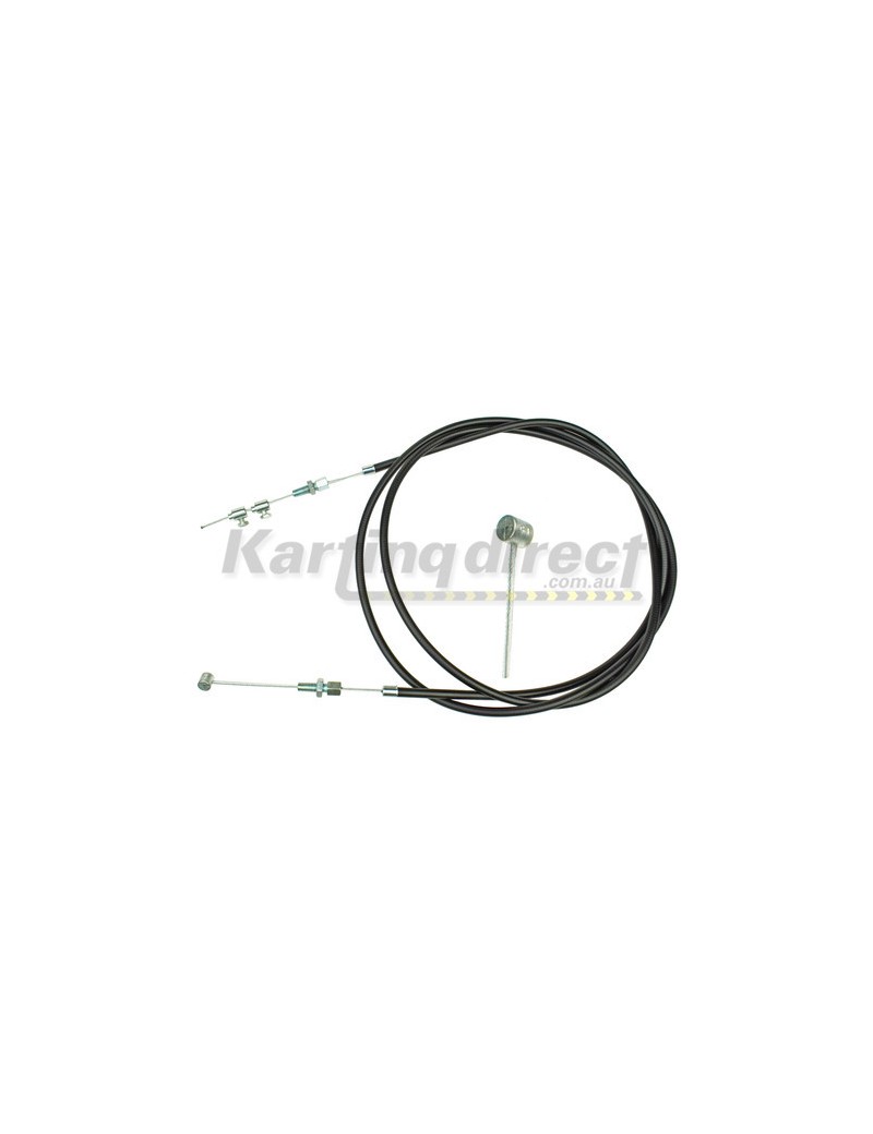 Brake Cable Round End Kit 
Inner Cable 1900mm Includes clamps and adjusters