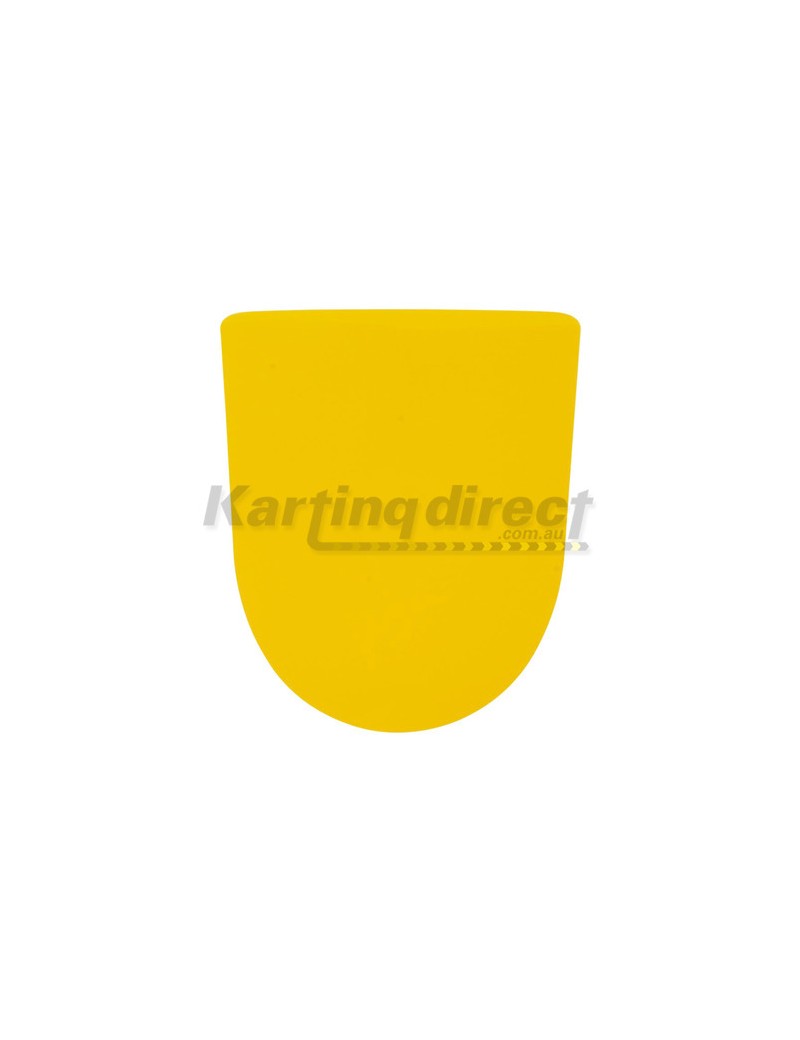 Yellow Front Nassa Panel Number Plate Sticker