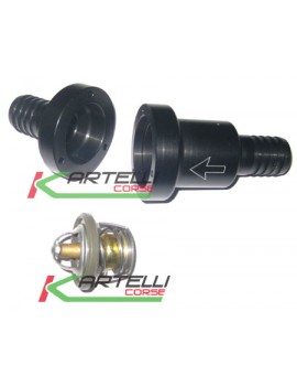Inline Thermostat  Kartelli Corse 55 degree.  For most water cooled engines