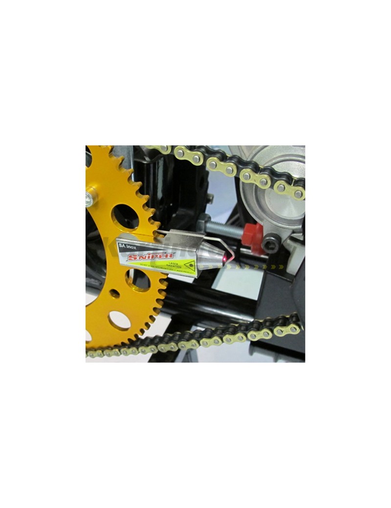 Chain Alignment Laser Sniper suit 219 standard kart chain and sprocket