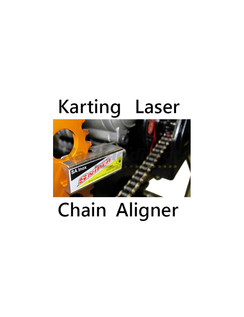 Chain Alignment Laser Sniper suit 219 standard kart chain and sprocket