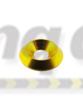 Washer  Counter Sunk Alloy  Gold Anodised  M6 ( Small )