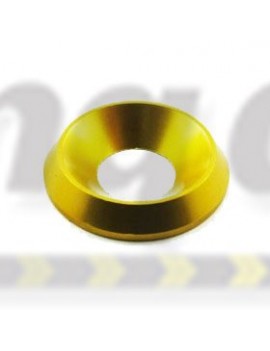 Washer  Counter Sunk Alloy  Gold Anodised  M8 ( Large )