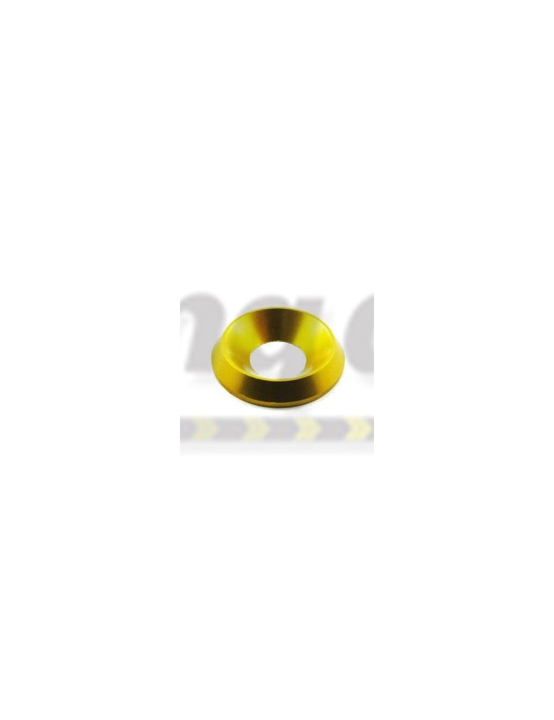 Washer  Counter Sunk Alloy  Gold Anodised  M8 ( Large )