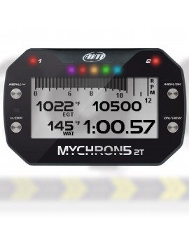 Aim MyChron5 2T GpS, 1 temp sensor,split ext cable, rechargeable battery, charger