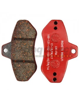 Brake Pad to suit Rigetti Ridolphi 2 and 4 spot brakes   Part No. K183R RED SET OF 2  Medium
