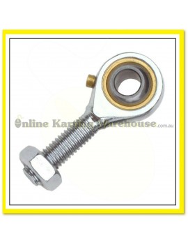 GO KART TIE ROD ENDS 8mm POS8 H/DUTY CHROME 2 Pack Set with LOCK NUTS KARTELLI !