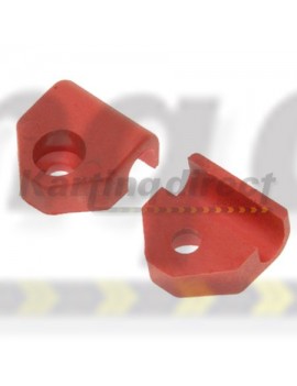 8mm Locking for Plastic brake line red