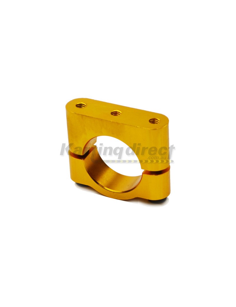 Mount Clamp  Battery or Radiator  Gold 32mm