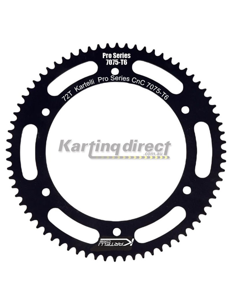 Kartelli Corse Sprocket 63 to 93 Teeth 219 Pitch Professional Karting Sprockets