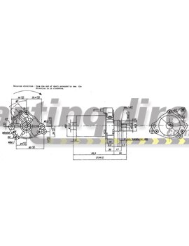 Starter Motor suit most TAG engines Starter Rotax KA00 IAME X30 Mini Rok