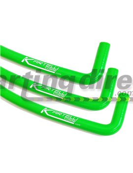 Water Hose Silicon 1.32 Meter  ith 90 Degree bend - Kartelli - GREEN