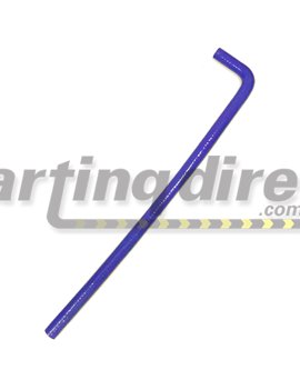 Water Hose Silicon 1.32 Meter  ith 90 Degree bend - Kartelli - BLUE