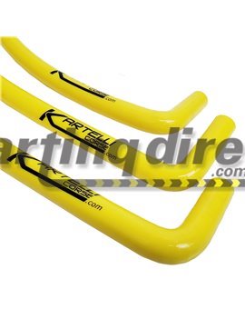 Water Hose Silicon 1.32 Meter  ith 90 Degree bend - Kartelli - YELLOW