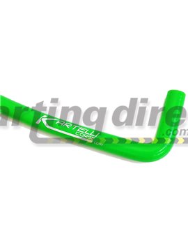 Water Hose Silicon 1.32 Meter  with 90 Degree bend - Kartelli - GREEN