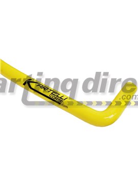 Water Hose Silicon 1.32 Meter  with 90 Degree bend - Kartelli - YELLOW