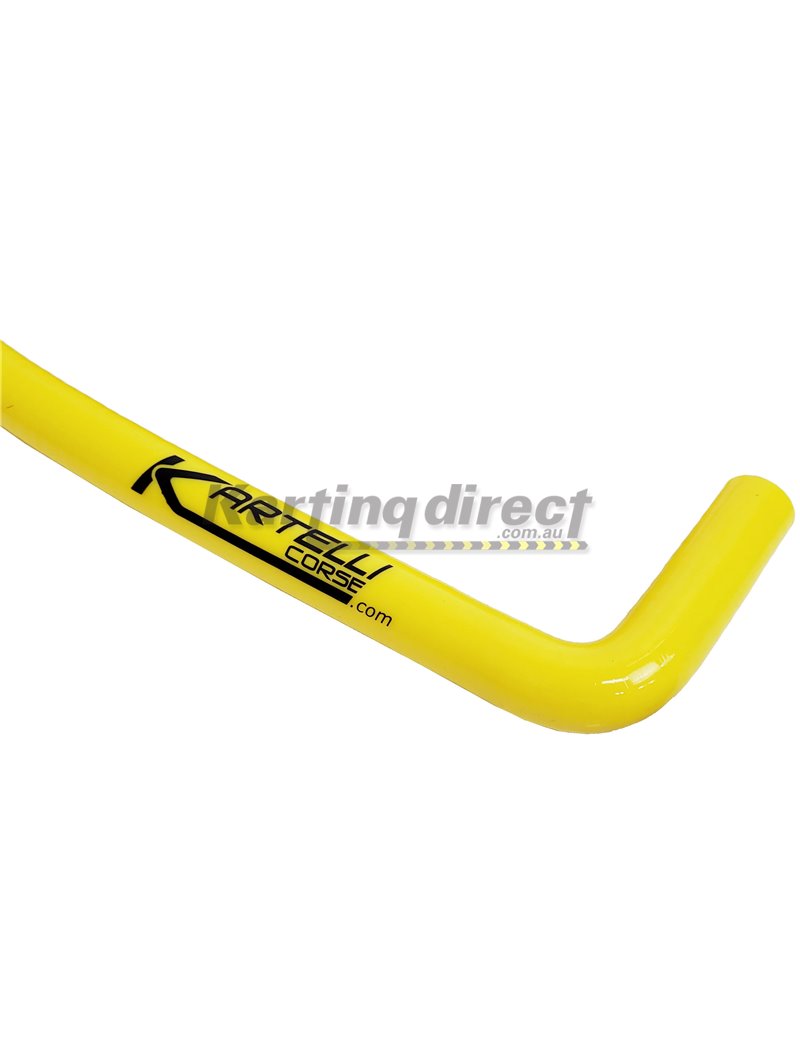 Water Hose Silicon 1.32 Meter  with 90 Degree bend - Kartelli - YELLOW