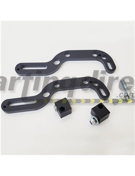 Pedal Back Bracket 2pc Set Pedal Extention Kit