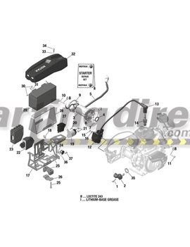 Rotax Ignition Coil - EVO JNR/SNR/DD2 - Red Cap -
Rotax Part No 666826