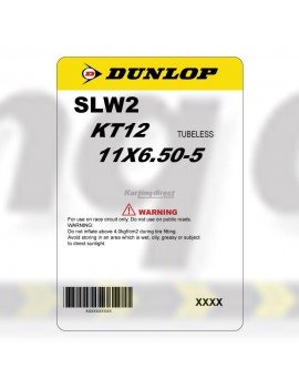 Tyre set  Dunlop KT12
Junior wet set - for CADETS