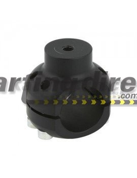 Bar Clamp with Support Mount  30mm black