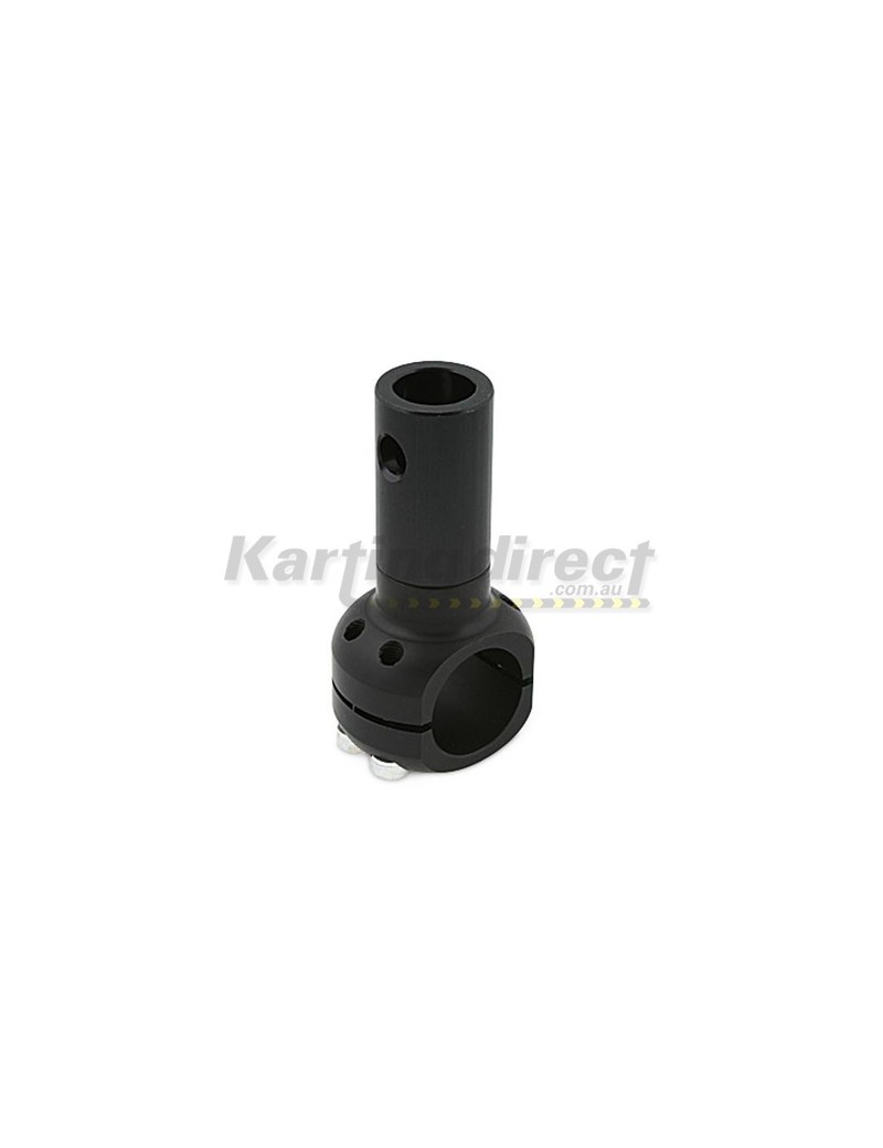 Bar Clamp with Support Mount  28mm black