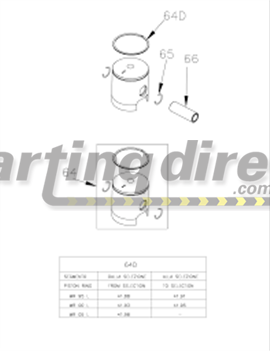 MiniRok Vortex Mini Rok Piston 41.91