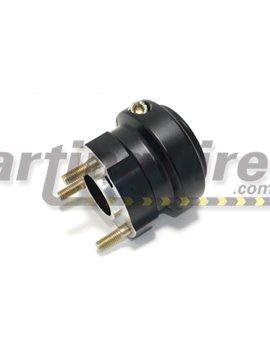 Rear Hub  Suit 40mm Axle  60mm long  Black Anodised