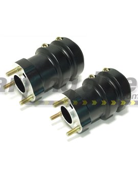 Rear Hub set  Suit 50mm Axle  120mm long  Black