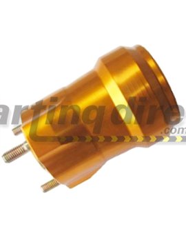 Rear Hub  Suit 50mm Axle  90mm Long  Gold Anodised