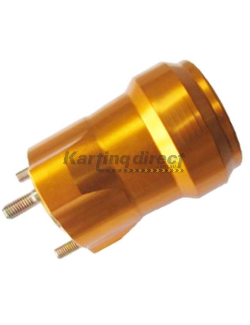 Rear Hub  Suit 50mm Axle  90mm Long  Gold Anodised