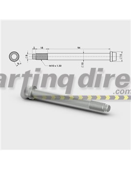 King Pin Bolt  10mm x 94mm